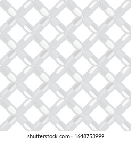 Seamless vector pattern in geometric ornamental style