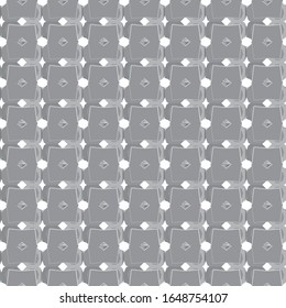 Seamless vector pattern in geometric ornamental style