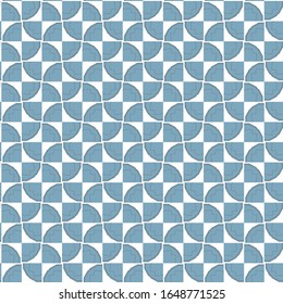 Seamless vector pattern in geometric ornamental style