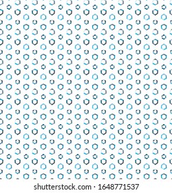 Seamless vector pattern in geometric ornamental style