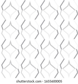 Seamless vector pattern in geometric ornamental style