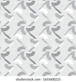 Seamless vector pattern in geometric ornamental style