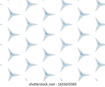 Seamless vector pattern in geometric ornamental style