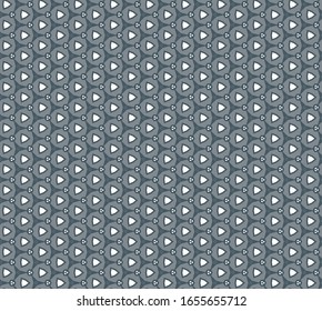 Seamless vector pattern in geometric ornamental style