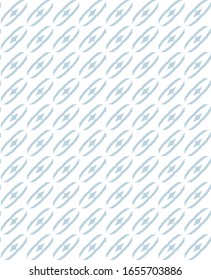 Seamless vector pattern in geometric ornamental style