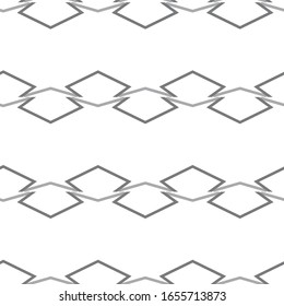 Seamless vector pattern in geometric ornamental style