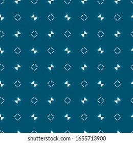 Seamless vector pattern in geometric ornamental style