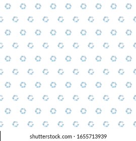 Seamless vector pattern in geometric ornamental style