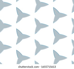 Seamless vector pattern in geometric ornamental style