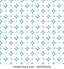 Seamless vector pattern in geometric ornamental style