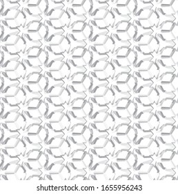 Seamless vector pattern in geometric ornamental style