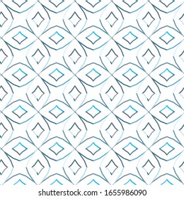 Seamless vector pattern in geometric ornamental style