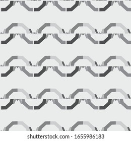 Seamless vector pattern in geometric ornamental style