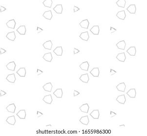 Seamless vector pattern in geometric ornamental style