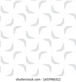 Seamless vector pattern in geometric ornamental style