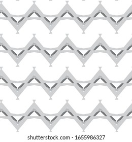 Seamless vector pattern in geometric ornamental style