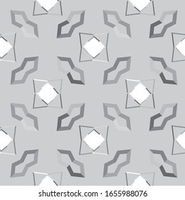 Seamless vector pattern in geometric ornamental style