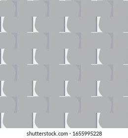 Seamless vector pattern in geometric ornamental style