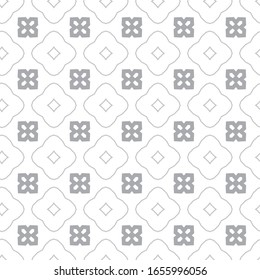 Seamless vector pattern in geometric ornamental style