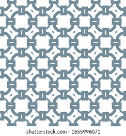 Seamless vector pattern in geometric ornamental style