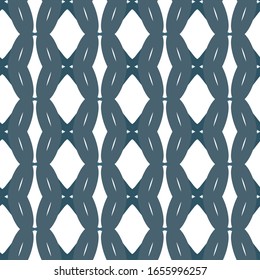 Seamless vector pattern in geometric ornamental style