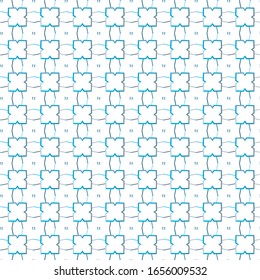 Seamless vector pattern in geometric ornamental style