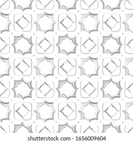 Seamless vector pattern in geometric ornamental style