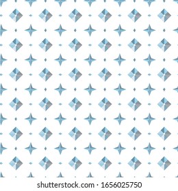 Patrón vectorial sin fisuras en estilo ornamental geométrico
