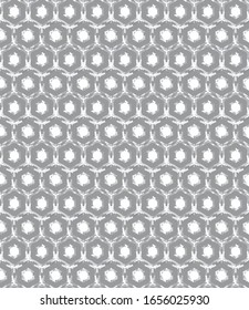 Seamless vector pattern in geometric ornamental style
