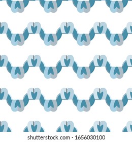 Patrón vectorial sin fisuras en estilo ornamental geométrico