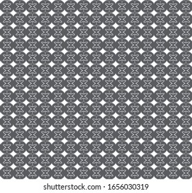Seamless vector pattern in geometric ornamental style