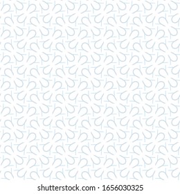 Seamless vector pattern in geometric ornamental style