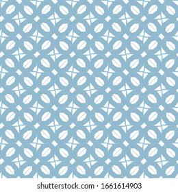Seamless vector pattern in geometric ornamental style