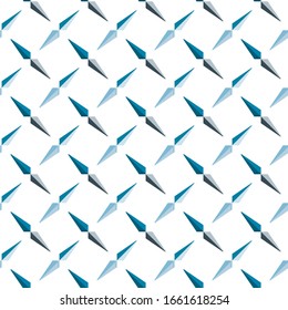 Seamless vector pattern in geometric ornamental style