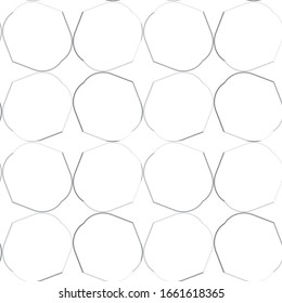 Seamless vector pattern in geometric ornamental style