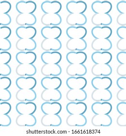 Seamless vector pattern in geometric ornamental style