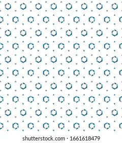 Seamless vector pattern in geometric ornamental style