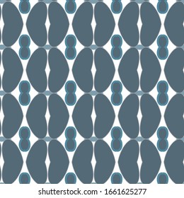 Seamless vector pattern in geometric ornamental style