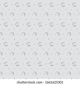 Seamless vector pattern in geometric ornamental style