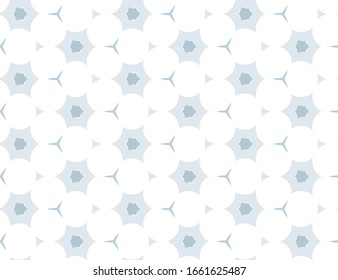 Seamless vector pattern in geometric ornamental style