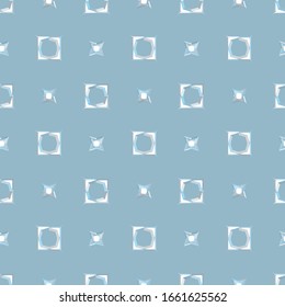 Seamless vector pattern in geometric ornamental style