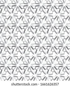 Seamless vector pattern in geometric ornamental style