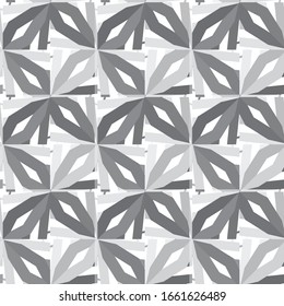 Seamless vector pattern in geometric ornamental style