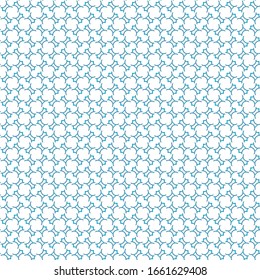 Seamless vector pattern in geometric ornamental style