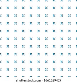 Seamless vector pattern in geometric ornamental style