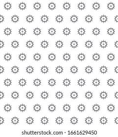 Seamless vector pattern in geometric ornamental style