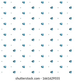 Seamless vector pattern in geometric ornamental style