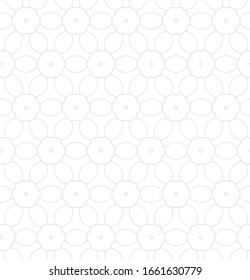 Seamless vector pattern in geometric ornamental style