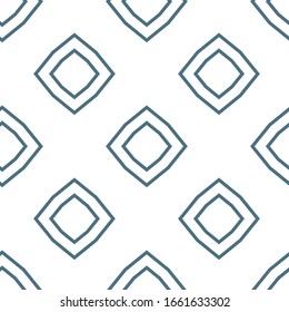 Seamless vector pattern in geometric ornamental style