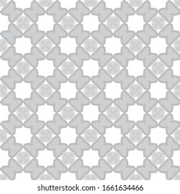 Seamless vector pattern in geometric ornamental style